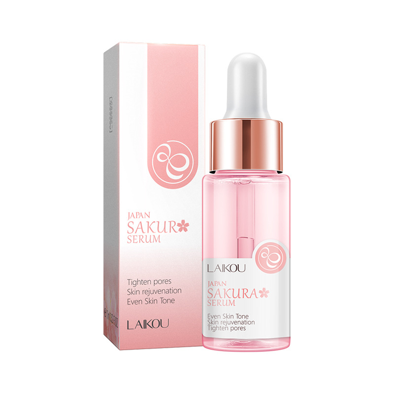 LAIKOU Sakura Essenza per il viso Siero antirughe Ridurre i pori Anti-età Idratante Cura della pelle secca 17ml