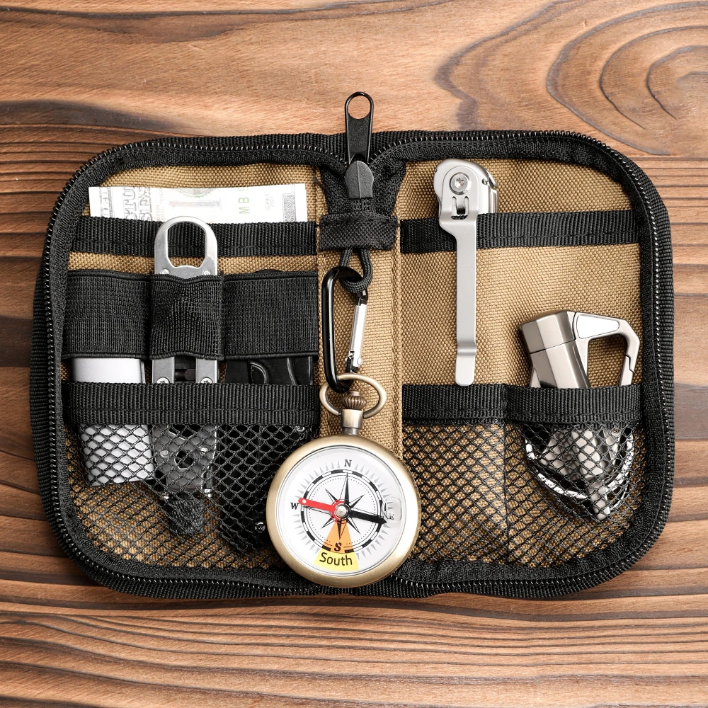 Kosibate EDC Pouch Pocket Organizer for Men Tool Pocket Storage EDC Gears