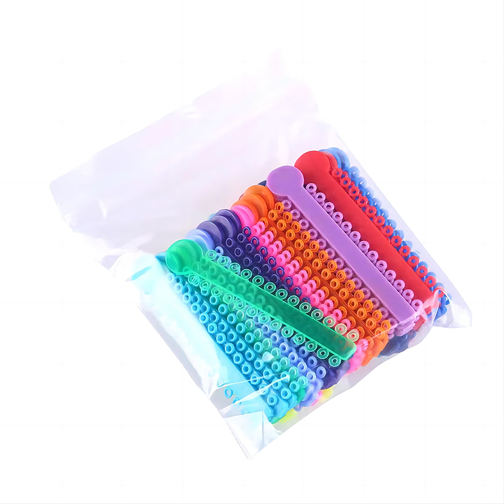 PIORPOY 1040 ピース/40 スティック歯科矯正弾性結紮ネクタイバンドブラケットブレース用カラフルな歯科製品ツール