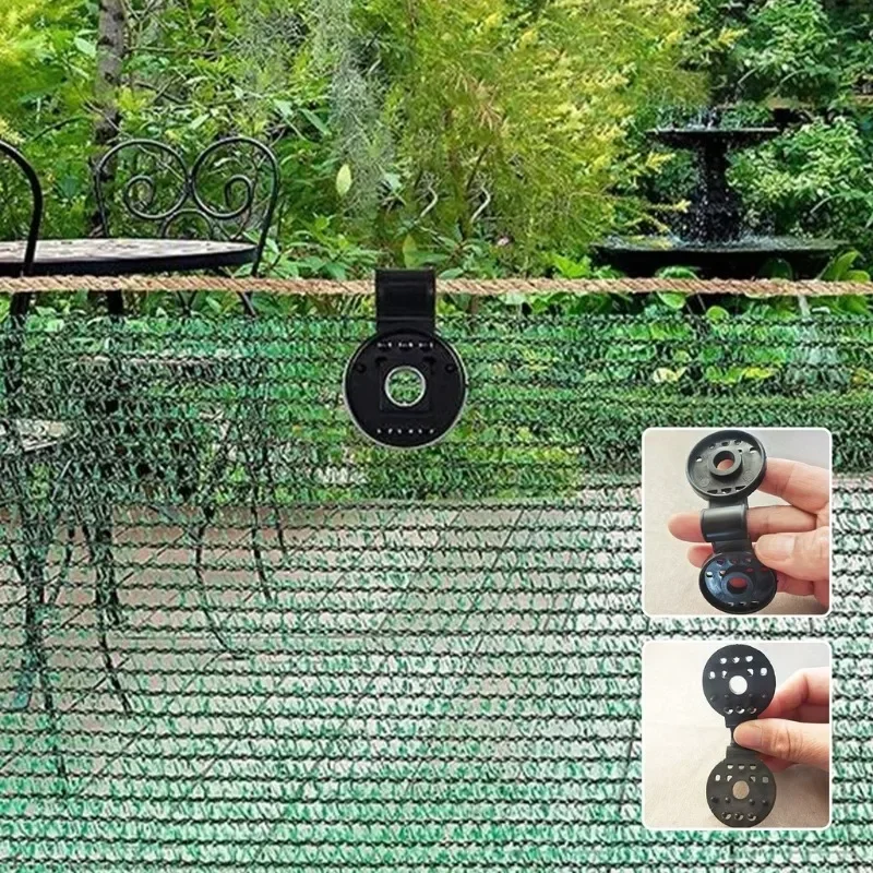 30~200PCs Shade Cloth Clips Shade Fabric Clamps Accessories Grommets For Net Mesh Cover Sunblock Fabric In Garden Greenhouse