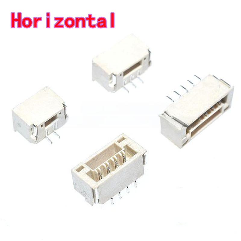 20 Stück GH1,25 mm Rastermaß mit Verriegelungsriegel, horizontale/vertikale SMD-Buchse, 2P/3P/4P/5P/6P/8P