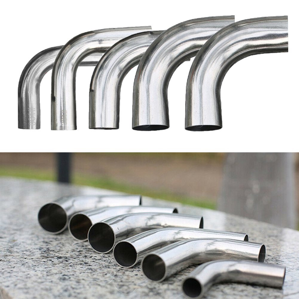 Gomito in acciaio inossidabile Curva mandrino da 90 gradi 90 ° Tubo lucido fai da te per accessori per strumenti di costruzione