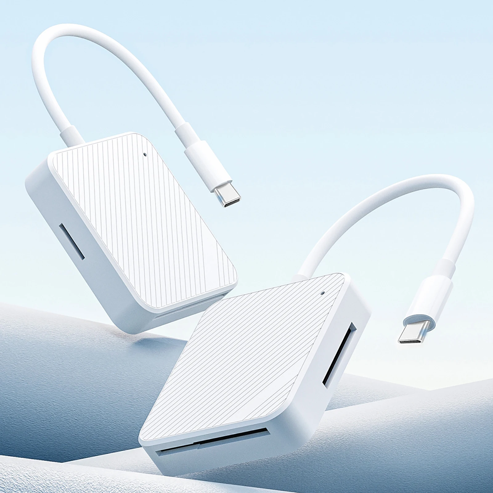 Adaptador de lector de tarjetas de memoria 4 en 1 tipo C USB-C Smart Media OTG M2 SD SM XD lector de tarjetas para accesorios de teléfono móvil Andriod