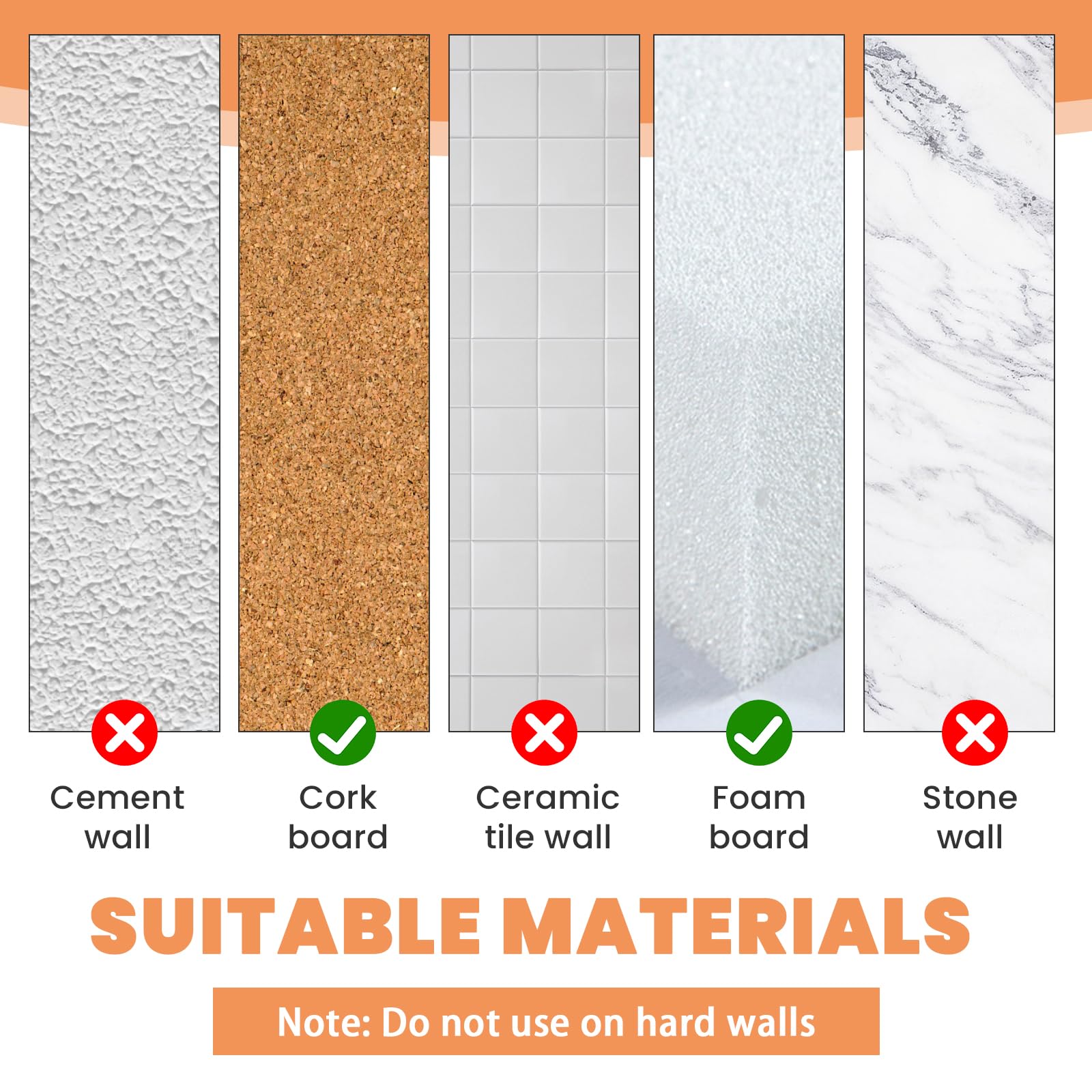 114//118/180/270Pcs 7 Style Wooden Push Pin Decorative Thumb Tack for Cork Board Document Drawing Office Classroom Home Craft