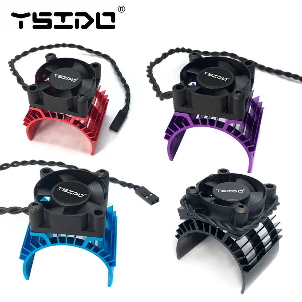 YSIDO RC รถ 540 550 3650 3660 3665 Brushless ไฟฟ้ามอเตอร์ฮีทซิงค์พัดลมระบายความร้อนสําหรับ Wltoys 124017 124016   ชิ้นส่วน