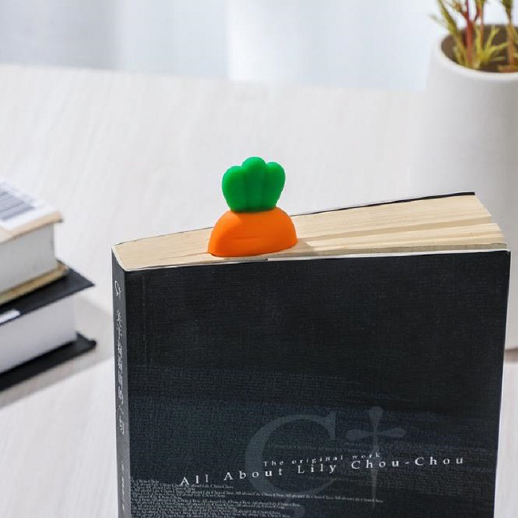 1-3-5-10 pcs Lytwtw น่ารักแครอท Bookmark Book Mark อุปกรณ์สํานักงานโรงเรียนของขวัญตลก