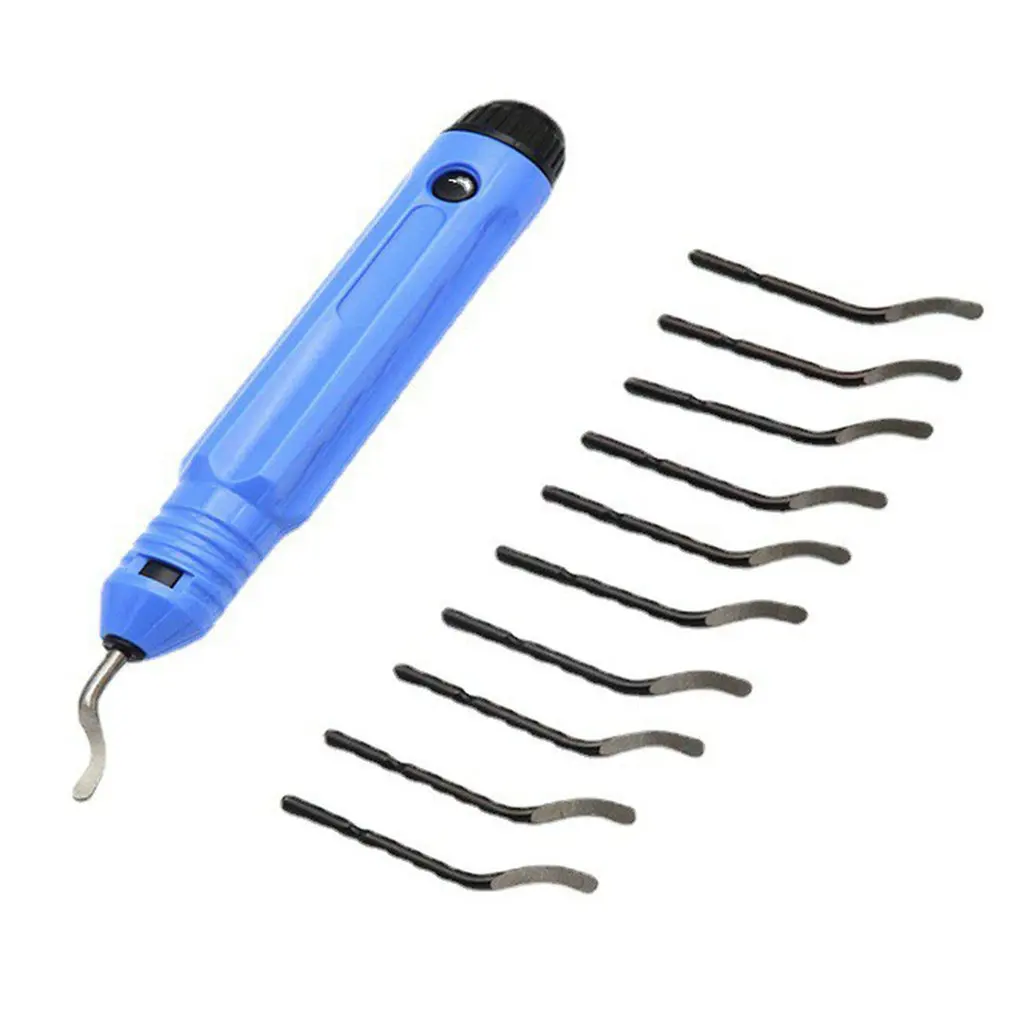 Trimmen Mes Schraper Rand Ontbramen Hoofd Snijders Set Burr Remover Handje Voor Hout Plastic voor PVC Pijpen Hars Art Gereedschap