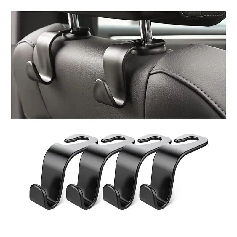 Gancho universal para encosto de cabeça de assento de carro, organizador de armazenamento para banco traseiro de carro, suporte de armazenamento para bolsa, bolsas, roupas, casacos