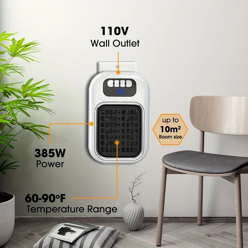 Xiaomi Portable Heater Fast Heating Silent Safety Energy Saving Home Heater with Remote Control Low Consumption Heating Fans