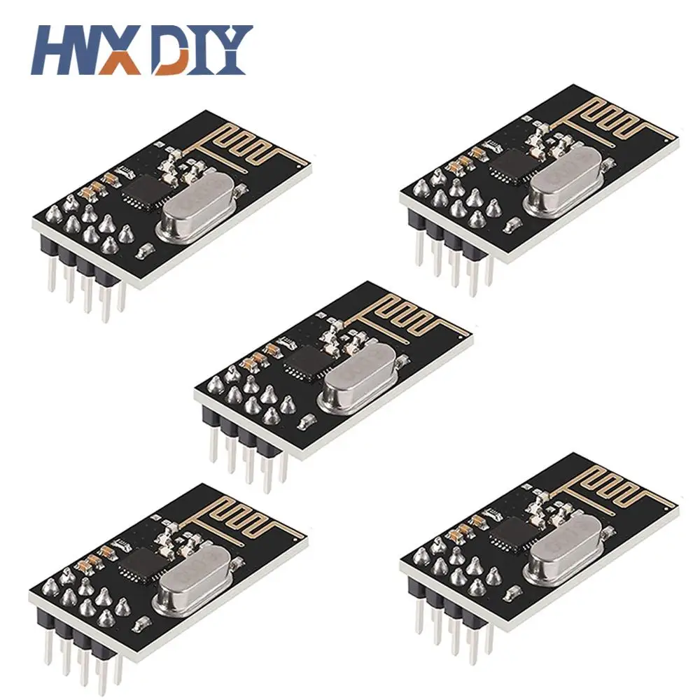 1-10 Uds NRF24L01 2,4 GHz 2Mbit/s transmisión de datos inalámbrica placa de módulo transceptor RF 1,9-3,6 V para Arduino DIY