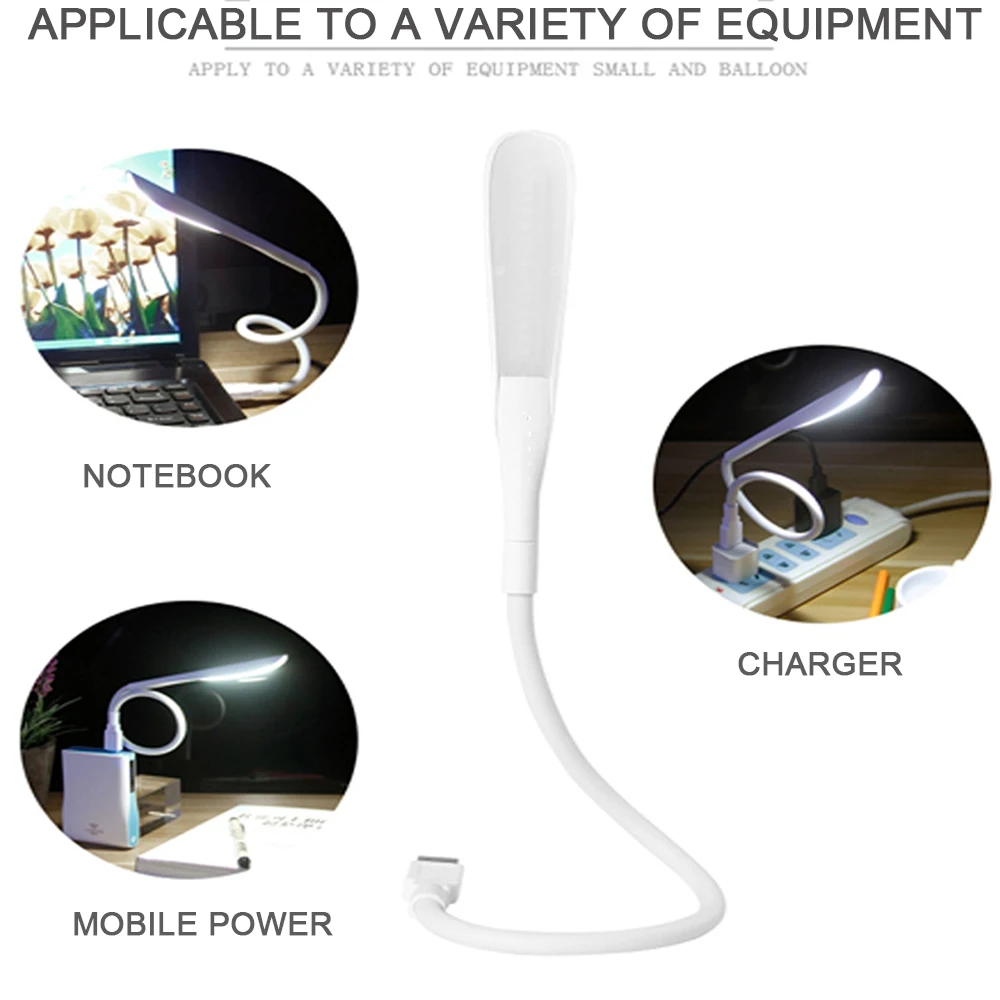 Mini Tragbare USB LED Licht Touch Sensor Lichter Dimmbare Einstellbare Helle Tisch Schreibtisch Lampe Für Power Bank PC Laptop Notebook