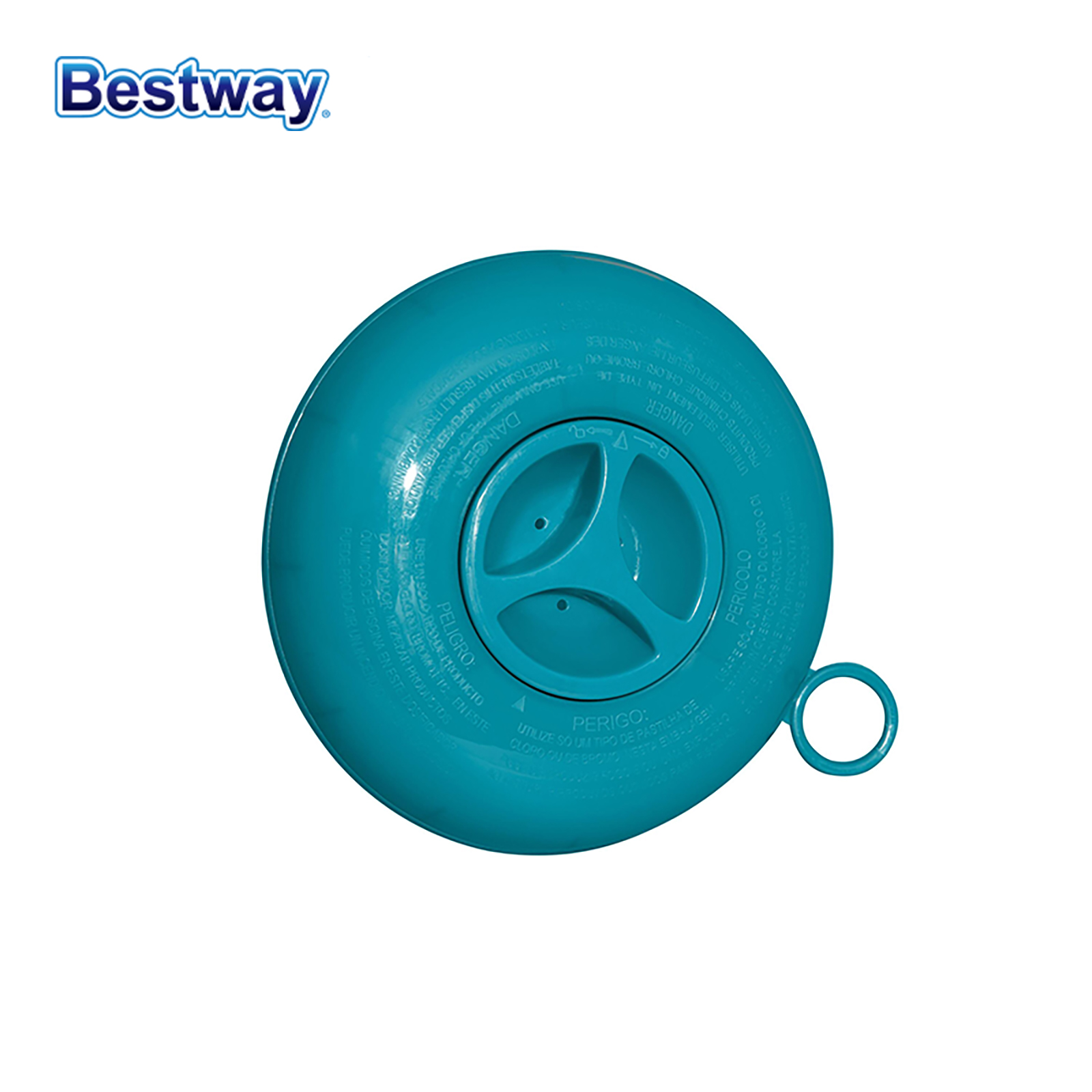 Bestway 58210 5 Zoll/12,7 cm Schwimmer, Chlor-Tabletten-Spender, Aquarium-Chlor-Tabletten-Spender für Whirlpools, drinnen und draußen