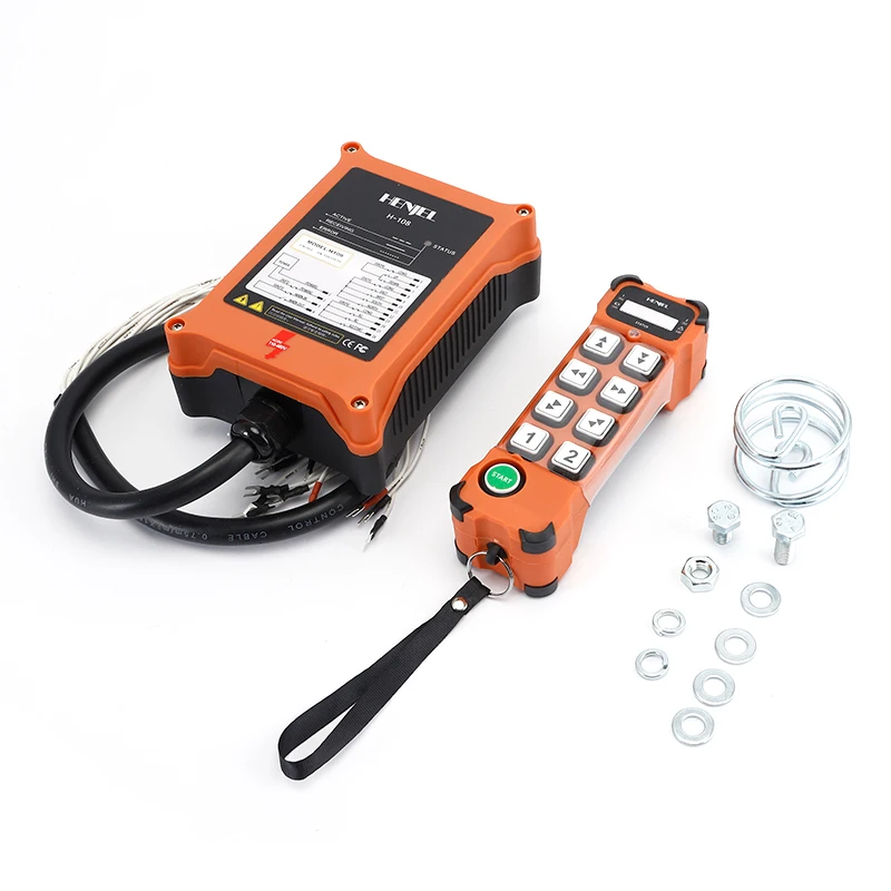 HENJEL H108 Industrial remote control car tail aircraft crane lifting remote control 8 key single speed wireless remote control