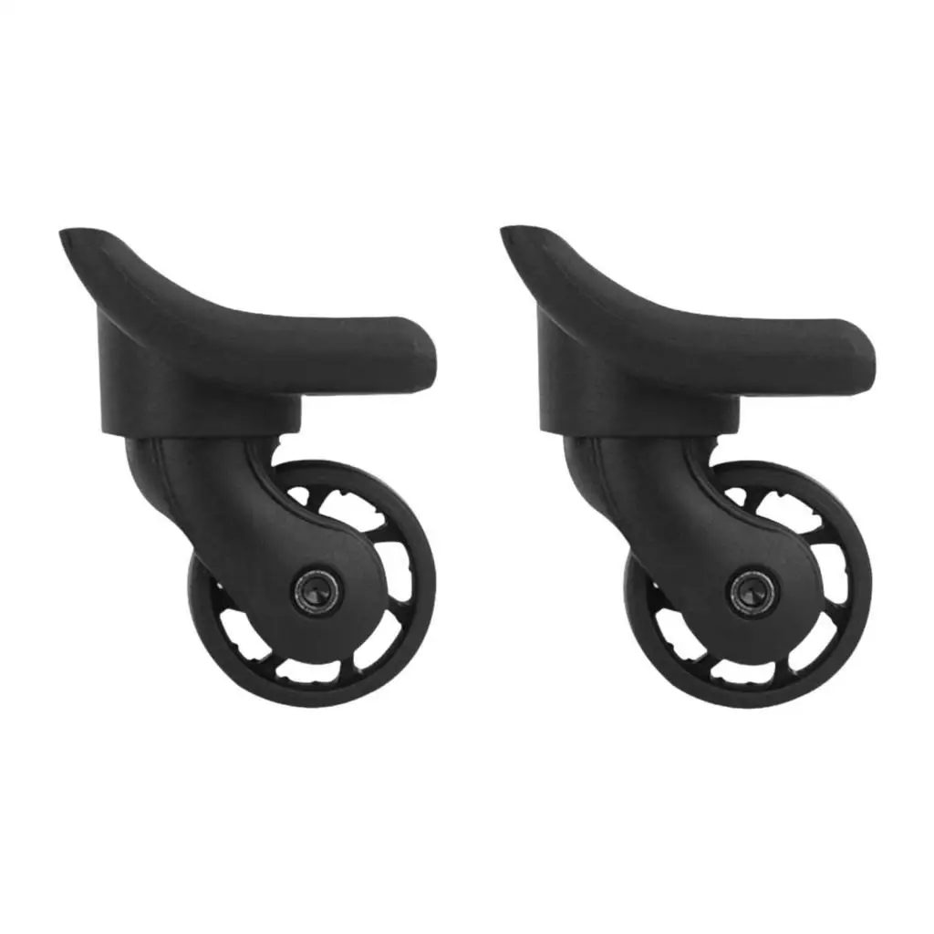 2 ชิ้นกระเป๋าเดินทาง Mute ล้อเปลี่ยน Spinner ล้อล้อสําหรับกระเป๋าเดินทาง