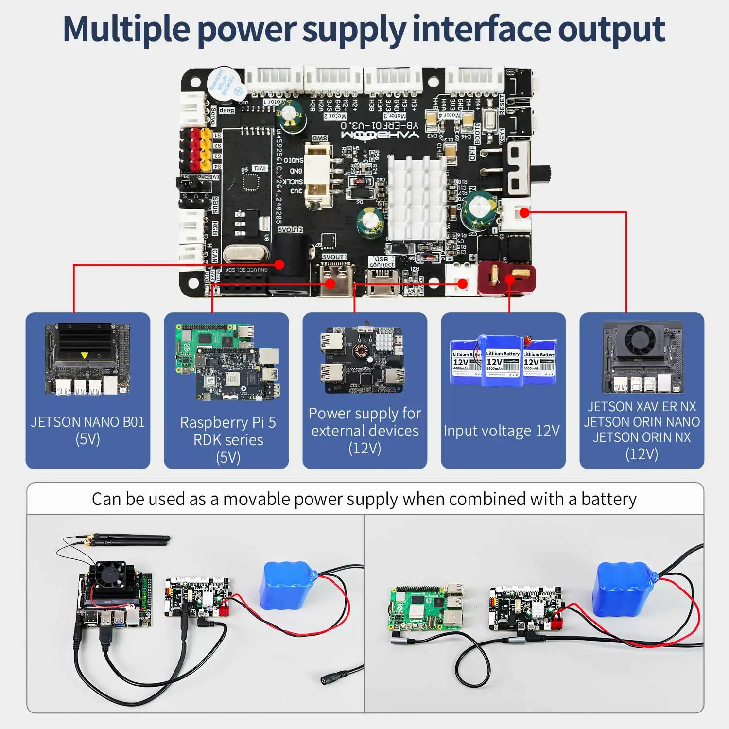 STM32F103RCT6 Control Board ROS Robot Expansion Board with 9 Axis Sensor Motor Servo Port for Raspberry Pi Jetson ROS ROS2 Robot
