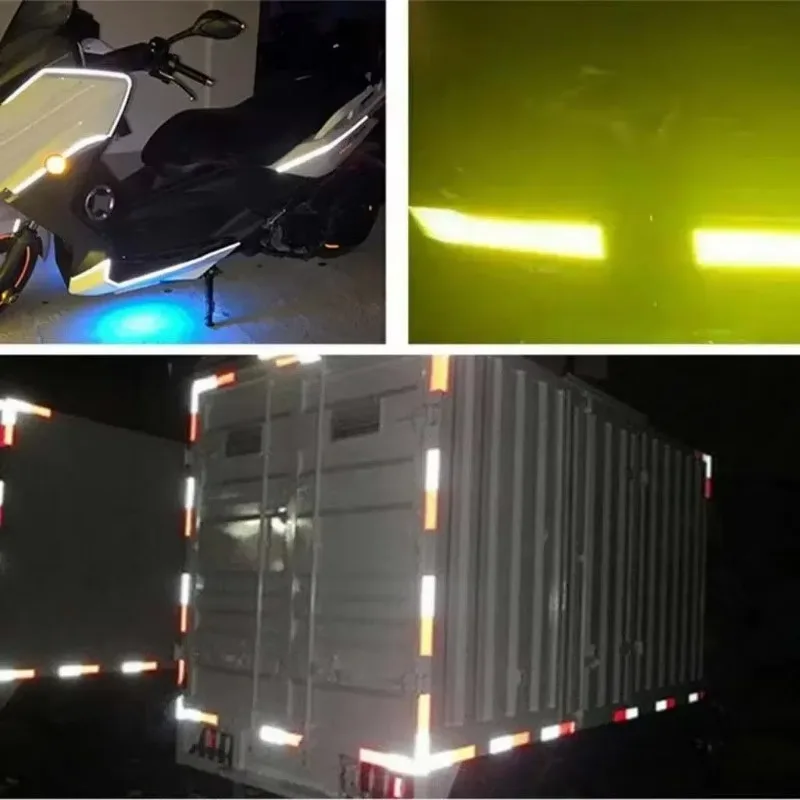 5 センチメートル × 3 メートル車の反射テープ装飾デカール車の警告安全反射テープフィルム車のリフレクターステッカー車のアクセス外装