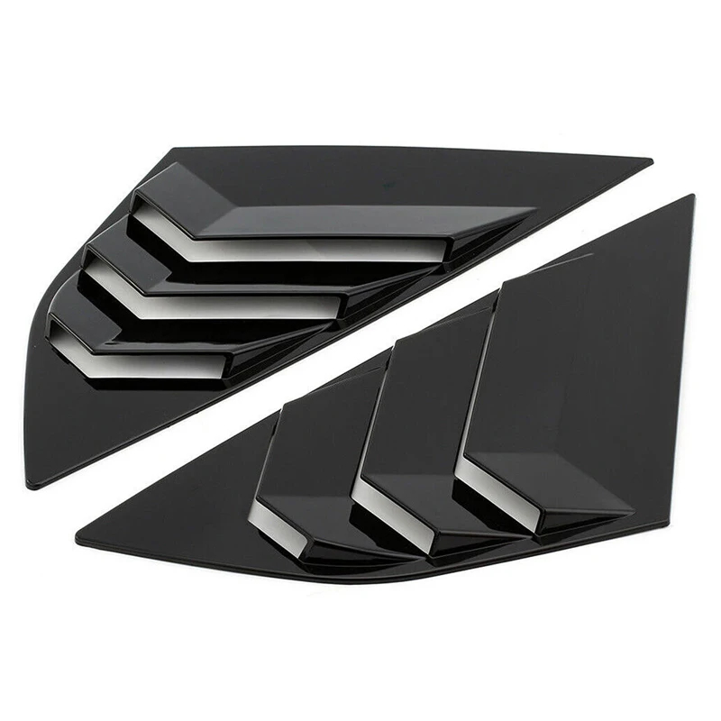 1 ペアリアウィンドウルーバー車のベントサイド羽口ルーバーベントフォードフォーカス ST RS MK3 2012-2018