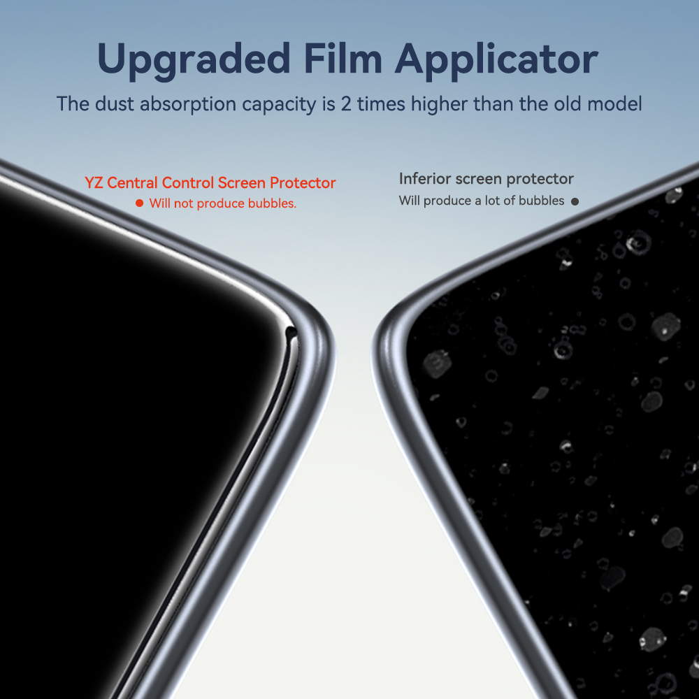 Protetor de tela de vidro temperado yz para tesla modelo 3 y console central antirreflexo filme hd proteção de tela acessórios