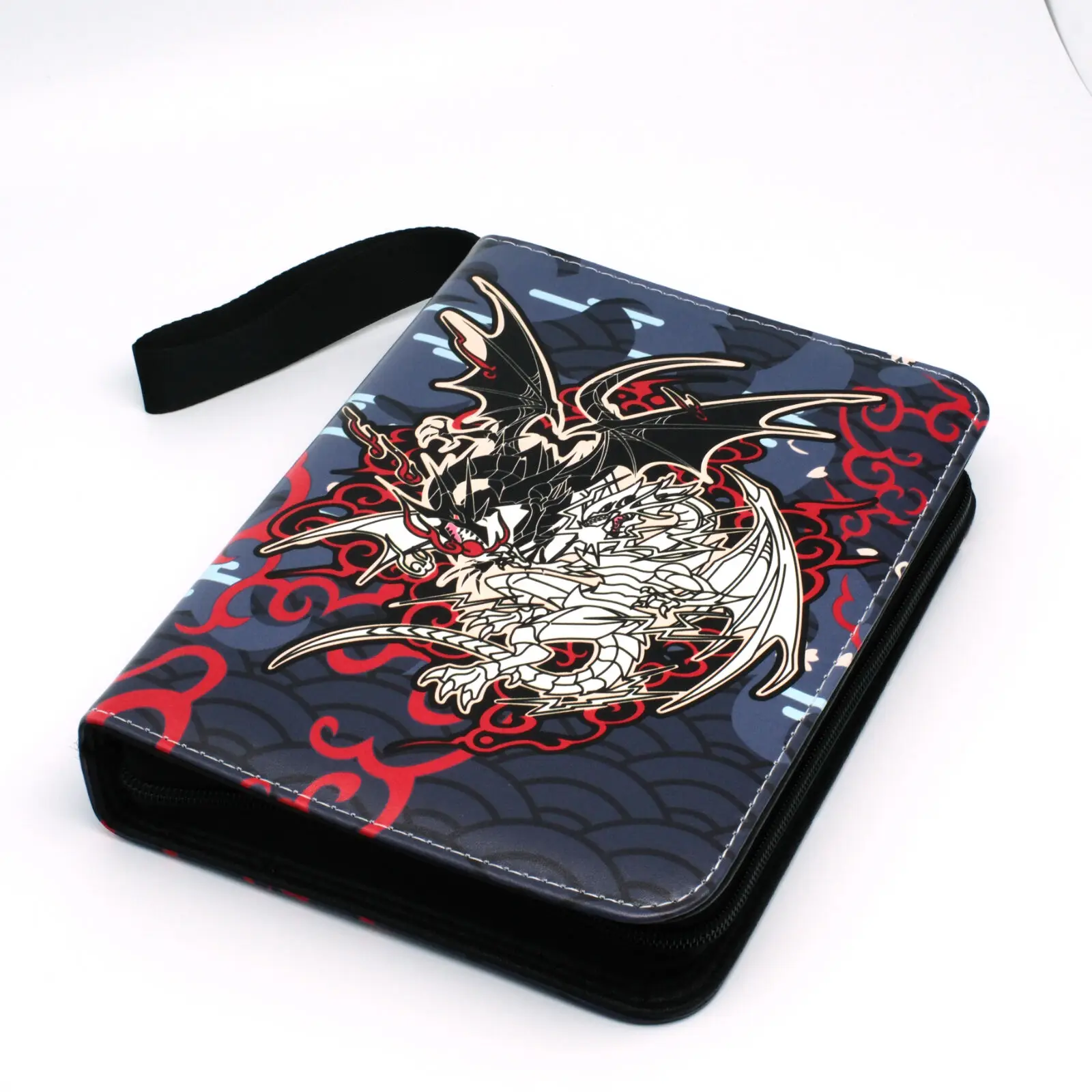 Yugioh TCG GAME Card Binder Yu-Gi-Oh Red-Eyes Black Dragon Держатель для карт Альбом 4-карманный держатель для коллекции карточных игр