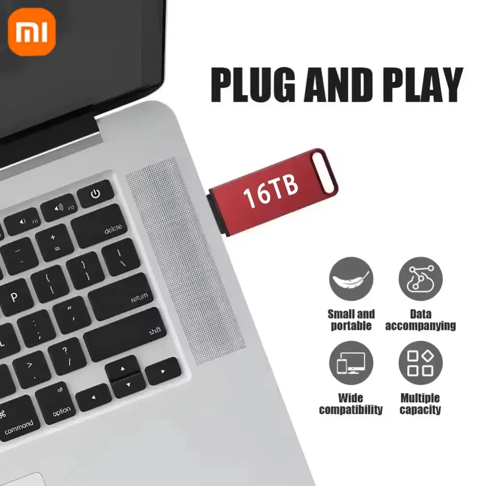 USB-флеш-накопитель Xiaomi, 4 ТБ, USB 3,2, 8 ТБ