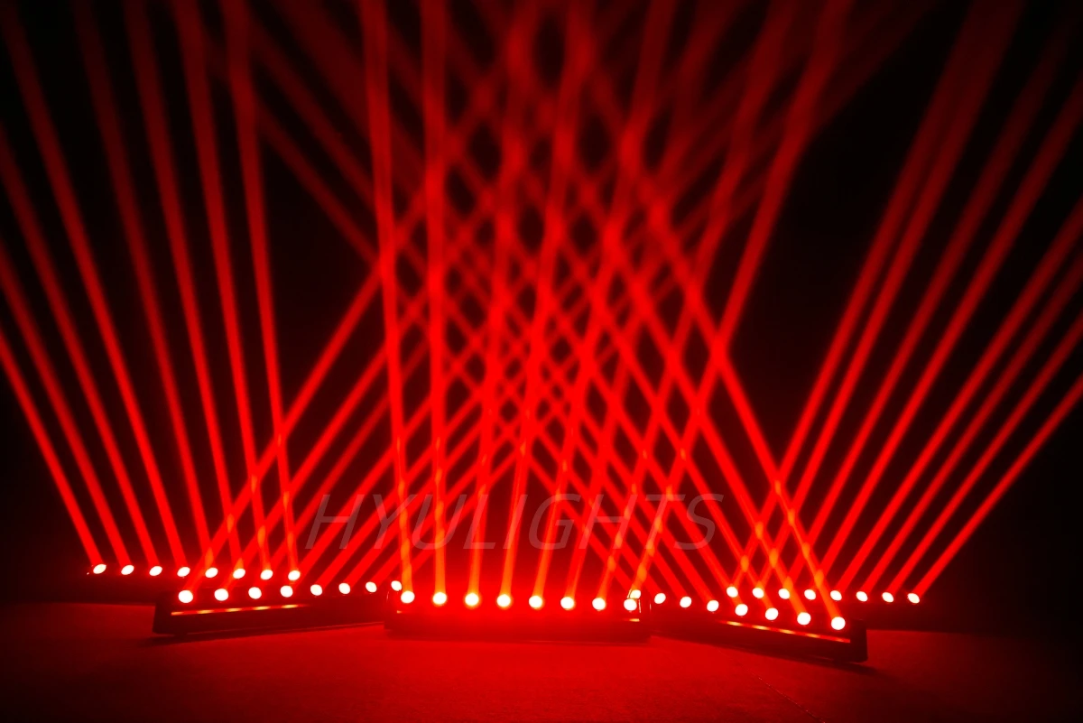 LED Bar 8x12W RGBW 4in1 Beam Moving Head Light DMX512 for DJ Disco Strobe Party Night Club Event Show Stage Effects