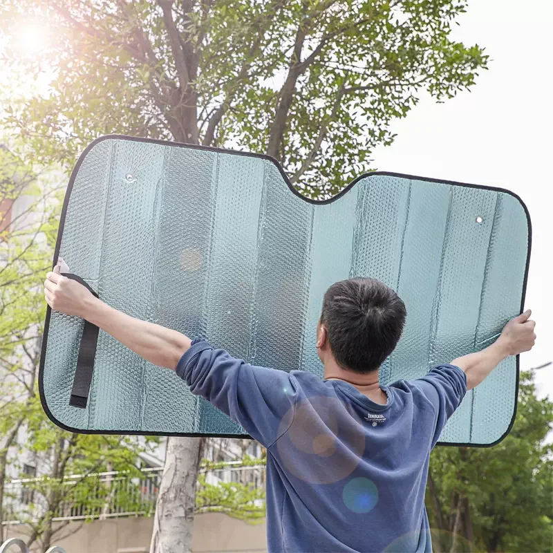 Faltbare universelle Auto Windschutz scheibe Sonnenschutz Abdeckung UV-Schutz beleuchtete Sonnenblende deckt Auto Windschutz scheibe Sonnenschutz
