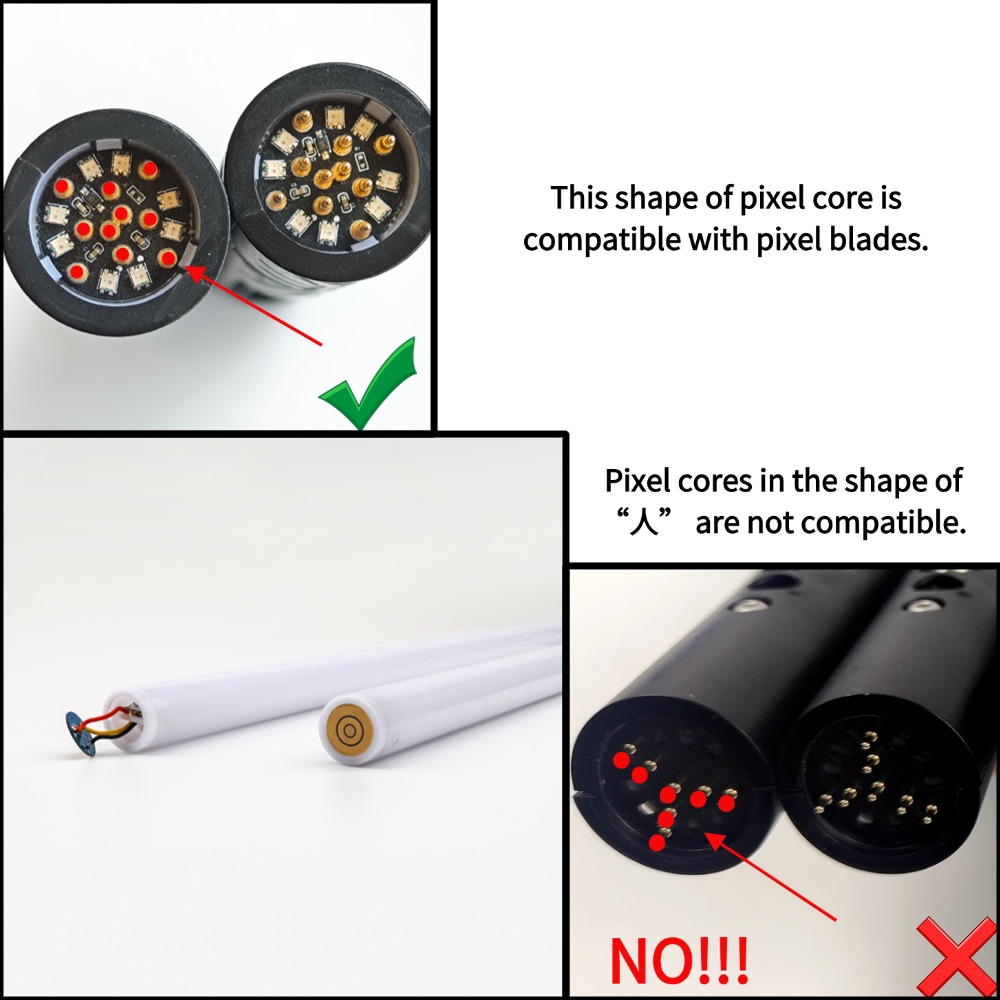 TXQ NEO Pixel RGB Combat Heavy Dueiling Duurzaam SK6812 92cm260pcs dikker Lightsaber 1inch 7/8inch 3mm 82cm/92cm Lengte PC Blade