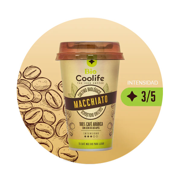 Cool Life Bio Takeaway Café, Cappuccino ou Macchiato, Embalagens recicláveis, sustentáveis e ecológicas, 10 peças x 230 ml