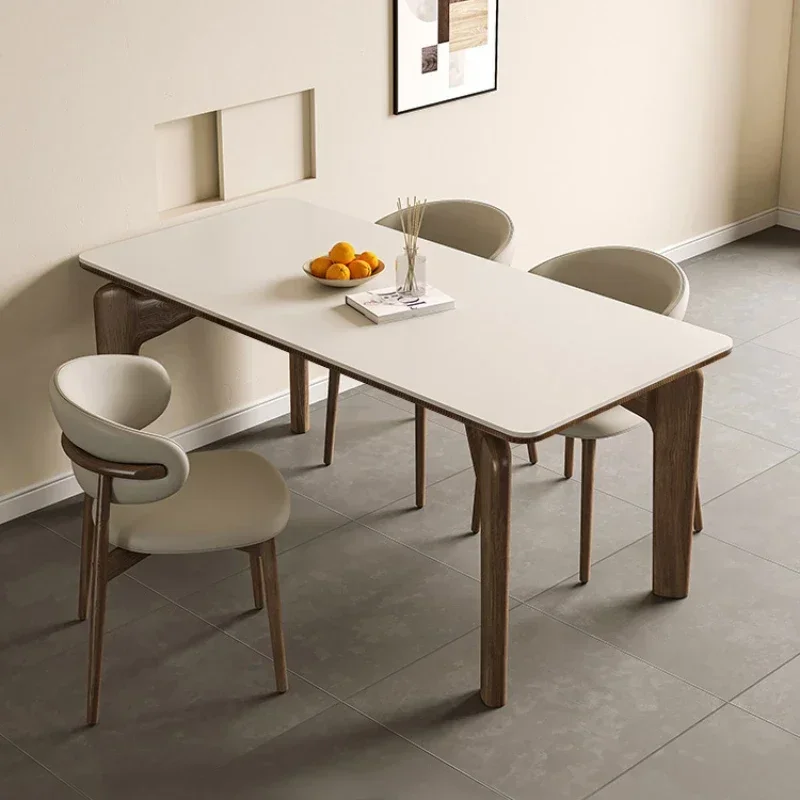 Corner Island Dining Table Auxiliary Service Designer Meeting Marble Dining Table Low Square Large Mesa Plegables Furniture CC