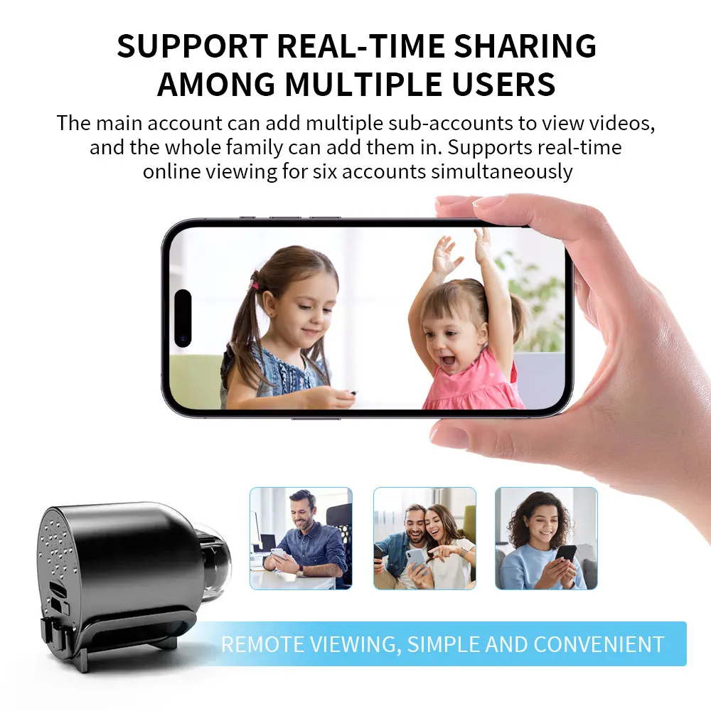 Mini X5 1080P Wireless Camera Night Vision Motion Detect Surveillance Security Camcorder Smart Home Monitor