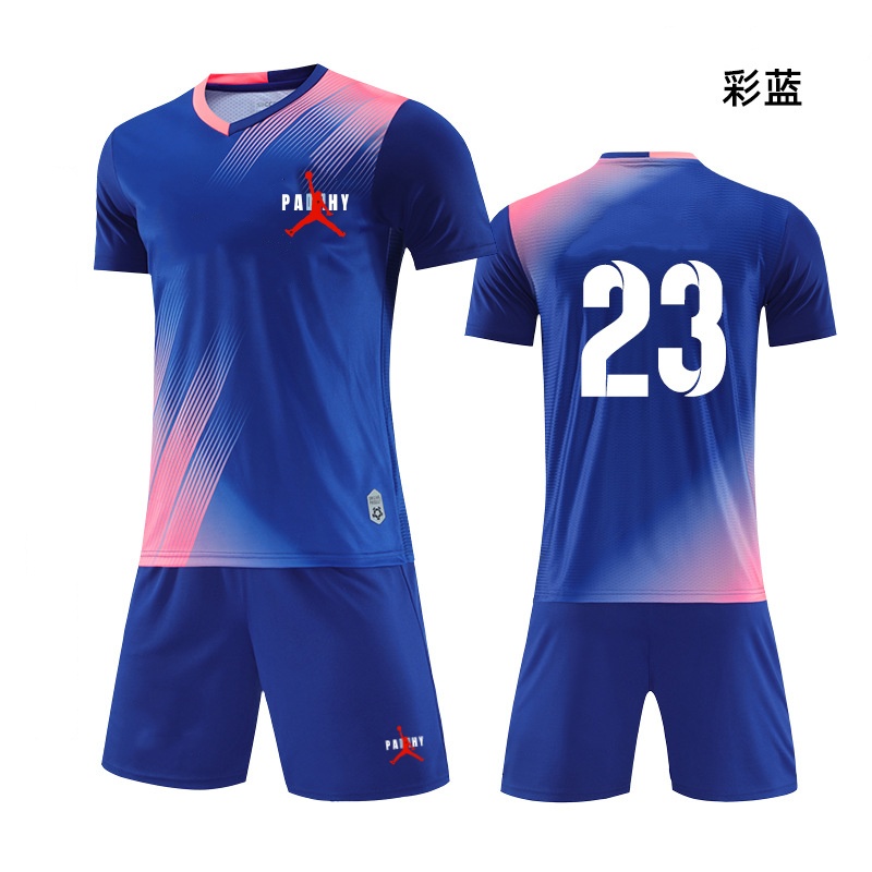 ชุดเสื้อฟุตบอลสำหรับเด็ก, แห้งเร็ว, ระบายอากาศ, ชาย, เด็ก, ทีม, สโมสร, การฝึกอบรม, ชุดฟุตบอล, เสื้อยืด, 2ชิ้น