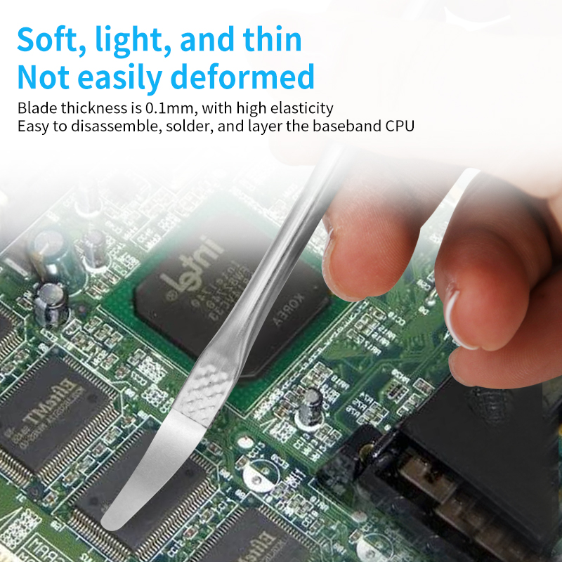 ถอด CPU IC Prying มีดบาง Ultra-Thin Blade Pry Shovel มีดขนาดเล็กสําหรับ iPhone โทรศัพท์เมนบอร์ดซ่อมเครื่องมือ