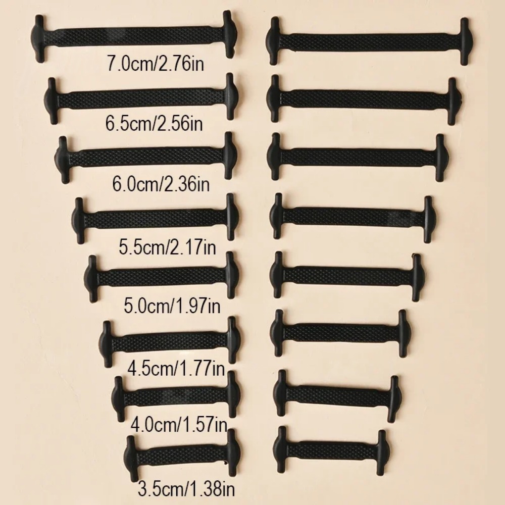 16 Uds. Cordones de silicona sin cordones, cordones sin corbatas, cordones de encaje elásticos, cordones de silicona perezosos creativos para niños y adultos, encaje de goma