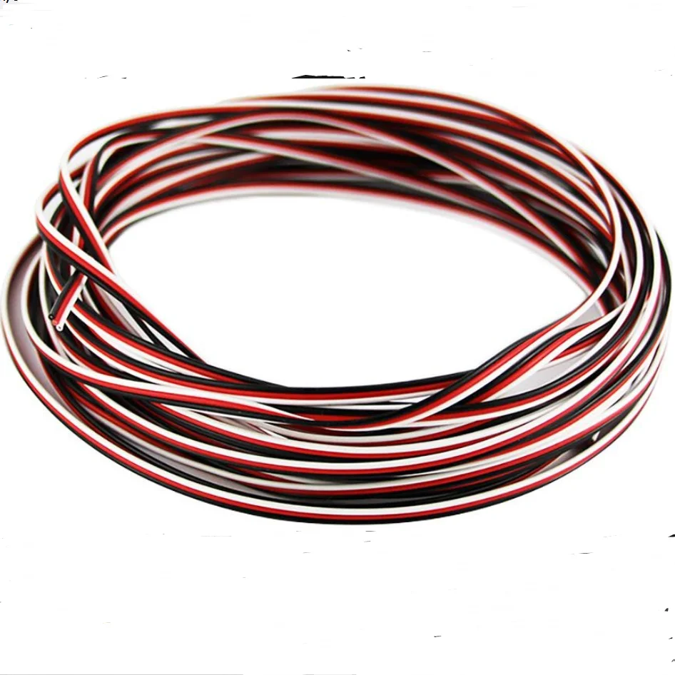 5 メートル 16 フィート 26AWG/22AWG JR フタバサーボ延長ケーブルワイヤー 30/60 コードリード延長配線 RC DIY アクセサリー