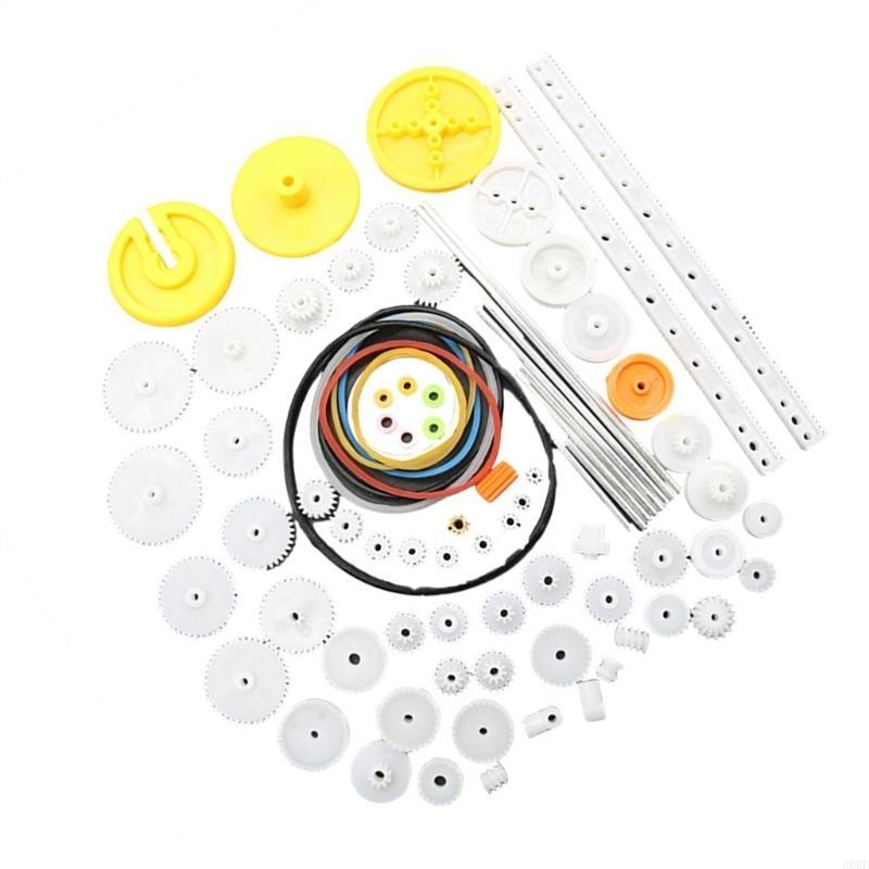 82pcs/Set Plastic Gear Diy аксессуары для робота для игрушечных автомобилей A0KF A0KF