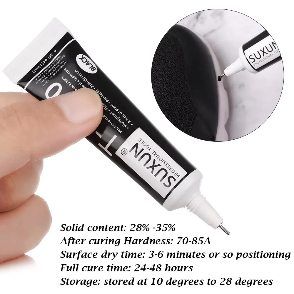 SUXUN T7000 Set Multifunctional Glue DIY Mobile Phone Screen Frame Epoxy Sealant Super Black Liquid Glue T-7000 Nail Polish