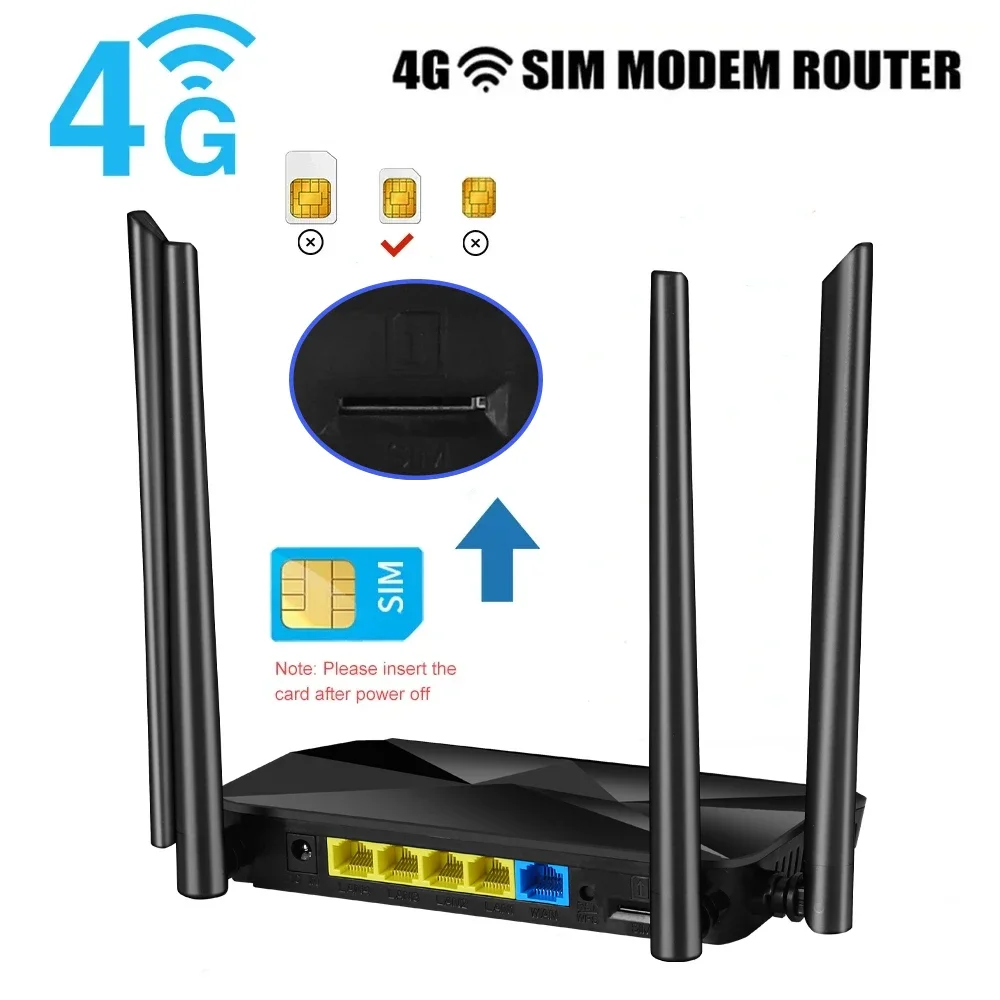 EATPOW 4g Router OPENWRT 300Mbps Wireless N 4G LTE Router โทรศัพท์มือถือ WiFi 4G LTE Router สําหรับยุโรปประเทศประเทศ