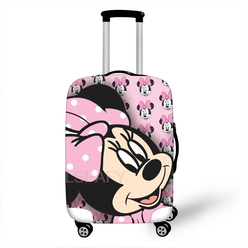 Disney Minnie Mouse Reise-Schutzhülle für Gepäck, Koffer, elastisch, für 45,7–81,3 cm große Koffer, Reisezubehör