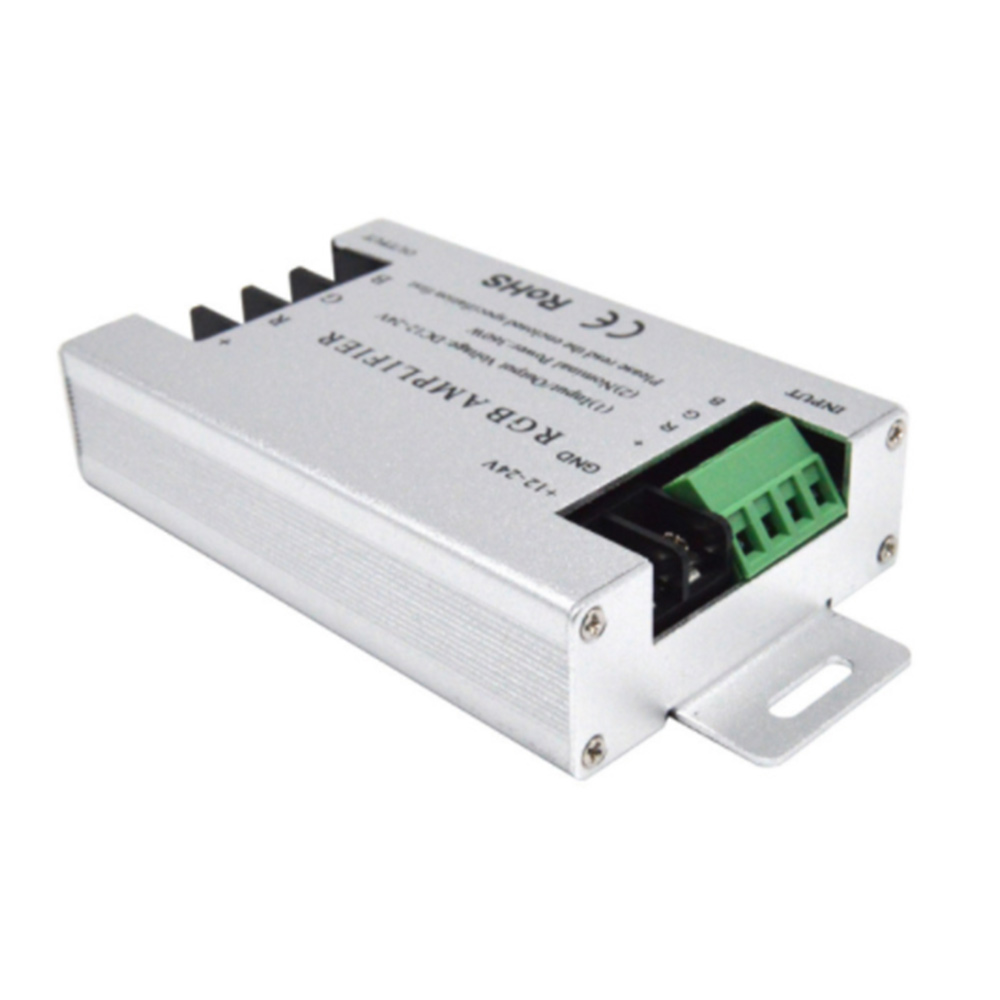 RGB Led Amplifier Controller 360W DC12V-24V 30A cangkang aluminium untuk RGB 5050 3528 SMD LED lampu Strip