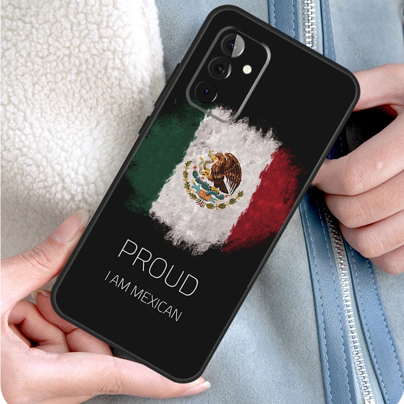 Sarung ponsel bendera Meksiko untuk Samsung Galaxy A55 A35 A25 A15 A51 A71 A12 A32 A52 A13 A33 A53 A14 A34 A54