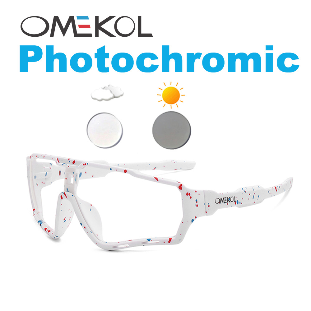 Brand New Men Women Mtb Photochromic Bicycle Eyewear Bike Baseball Sun Goggles Sports Sunglasses Cycling Glasses