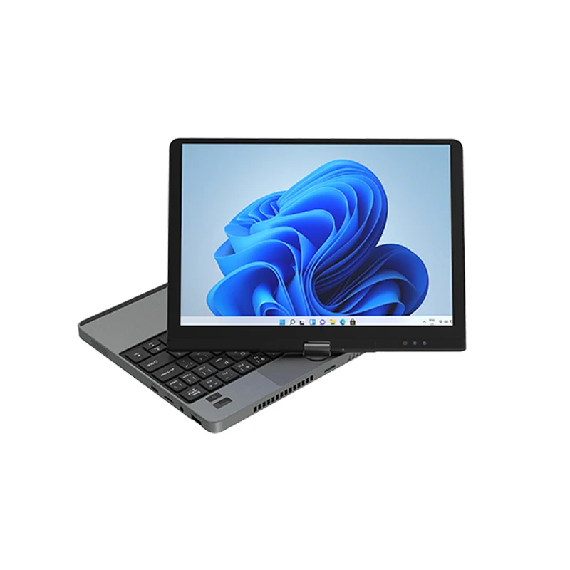 Nuevo Mini portátil con pantalla táctil TP de 10,5 pulgadas Intel N150 MAX 32GB DDR4 2TB SSD la pantalla gira 360 °   Computadora portátil para juegos de oficina