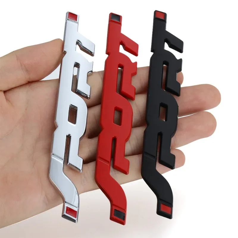 อุปกรณ์ตกแต่งรถยนต์สติกเกอร์จัดแต่งทรงผมโลหะ 3D Chrome สีดํา Auto Car Trunk Racing กีฬา Word Letter โลโก้ป้ายสัญลักษณ์สติกเกอร์รูปลอก