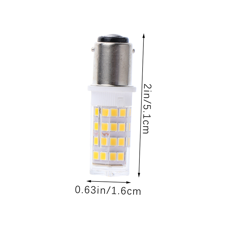 220V BA15D Energy Saving Corn Bulbs Crystal Lamp 5W Led Lights Lights For Sewing Machine High Brightness 310-340LM