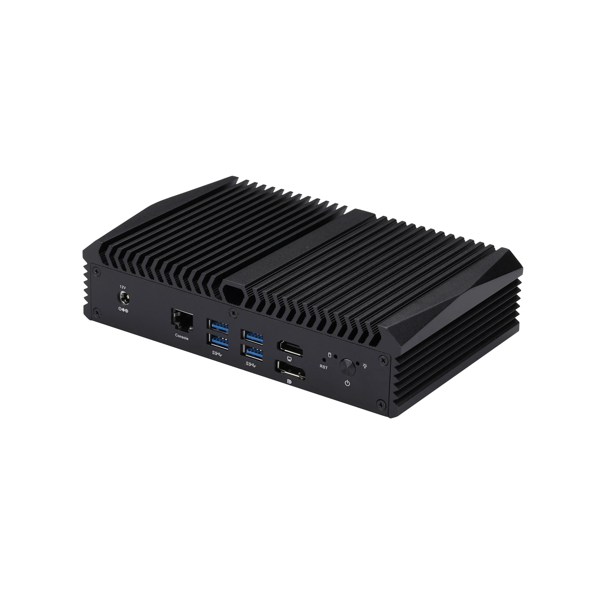 Qotom-Mini computador Fanless, 8x2.5G Lan,Gen 8o, 10o, 4305U, 10110U, 10210U, 10710U, DP, 4USB 3,0, Proxmox, pfsense