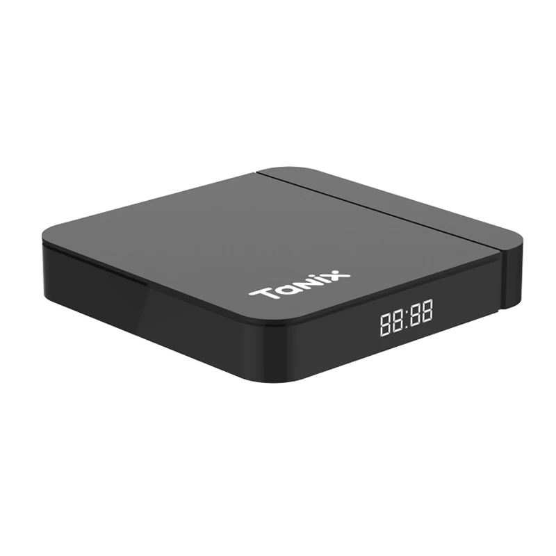 Originale Tanix W2 Android 11 TV Box Amlogic S905W2 2G/16G AV1 BT TVBOX 2.4G e 5G Dual Wifi 4K HD Set Top Box 4G/64G Lettore multimediale