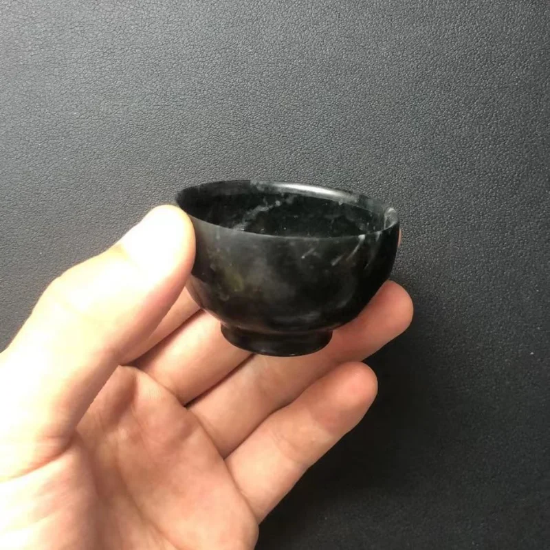 Tibetyナチュラルバイキングストーン健康製品、ティーポットカップ、お茶、サイズの竹カップ