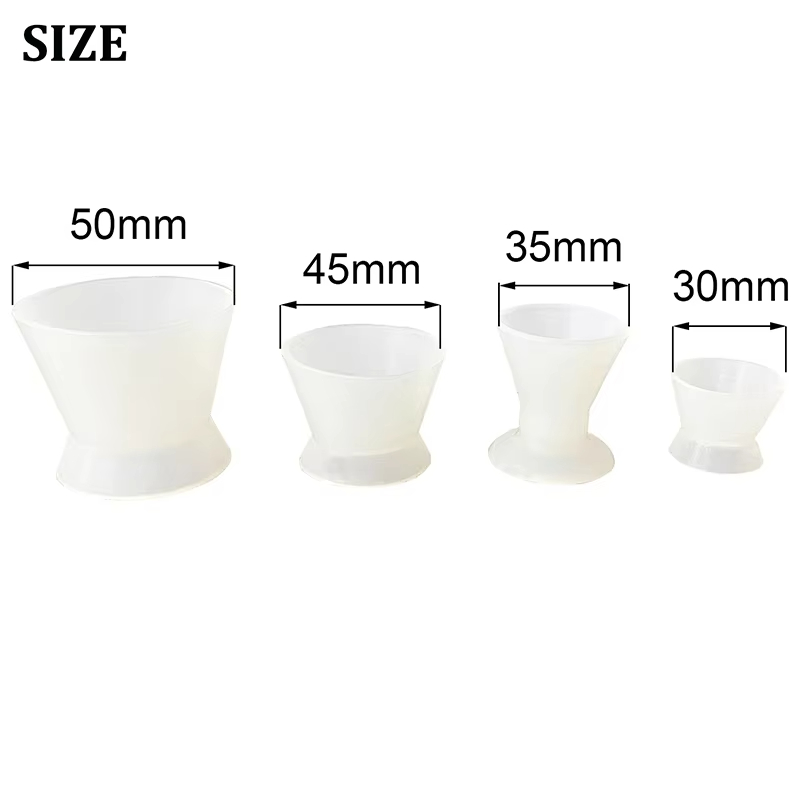 4 Stuks Tandarts Materialen Siliconen Mengkom Gebruik Dappengerechten Tanden Whitening Dental Lab Odontologia Tandheelkundige Gereedschappen Mengkommen