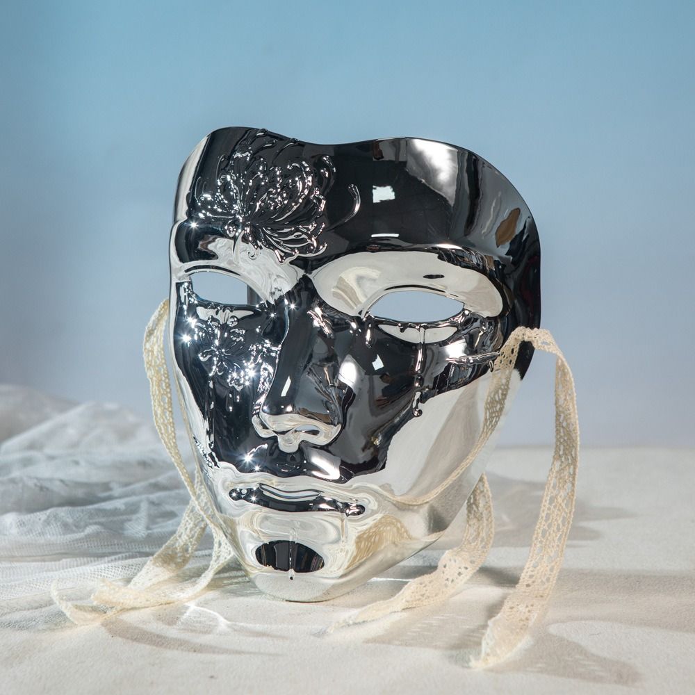 Маскарадная маска киберпанка, мужские красивые товары для вечеринок, маска для лица в древнем стиле, аксессуары для костюмов ханьфу, аниме, реквизит для косплея