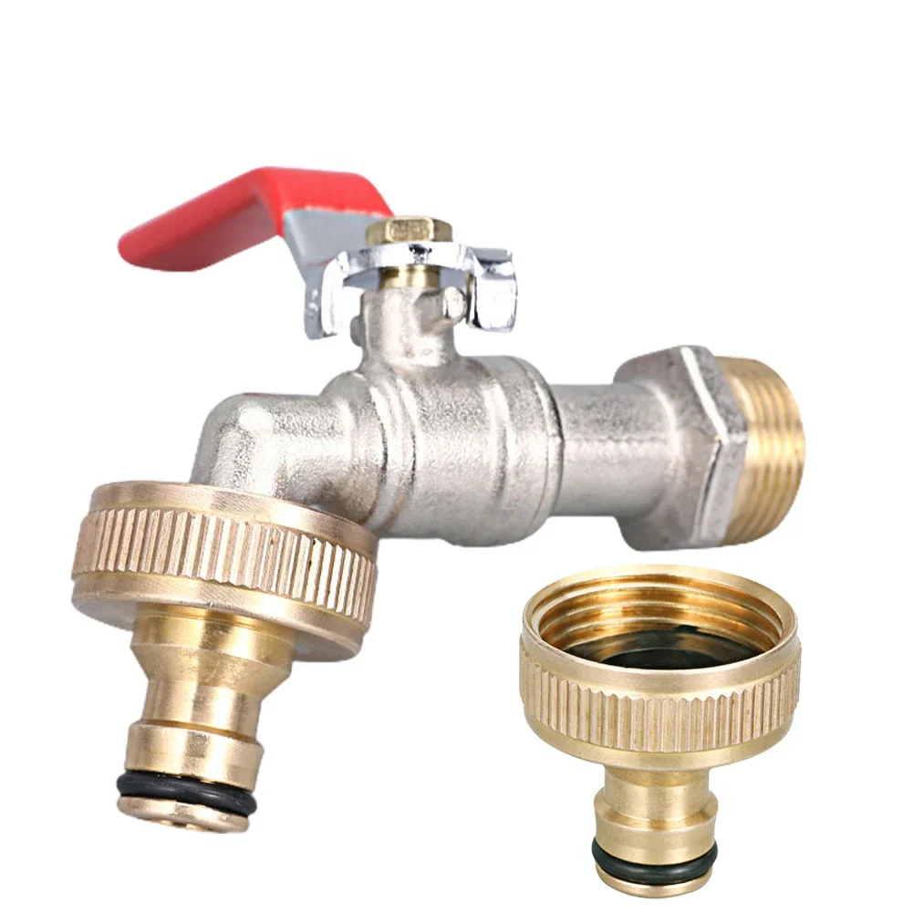 2Pcs 3/4 "zu 1/2" Gewinde Anschluss Wasserhahn Schlauch Leitungswasser Adapter Schnell Anschluss Wasser Rohr Armaturen Hause ersatz Zubehör